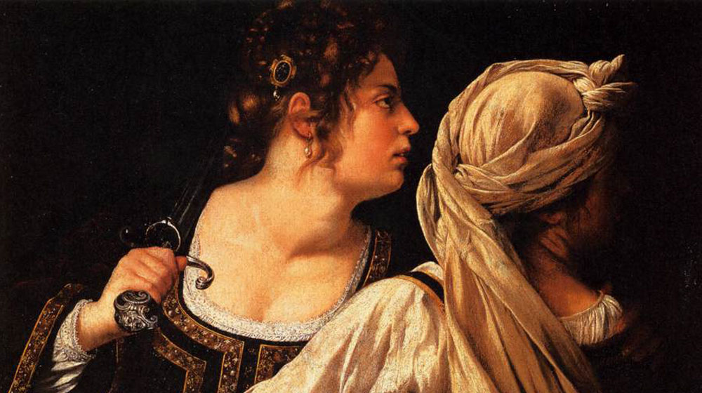 Judit i la seva serventa amb el cap d'Holofernes | Artemisia Gentileschi | 1618