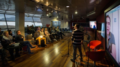 Jorge Franco (videoconferència), Santiago Alberto Gutiérrez i Ricardo Reitano