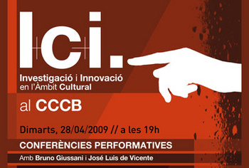 I+C+i. Conferencias performativas