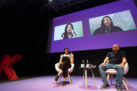 Verónica Gerber Bicecci, Giovanna Rivero, Fernanda Trías y Jorge Carrión