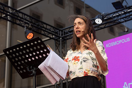 Aina Huguet, Iris Llop, Artur Garcia Fuster, Gemma Medina y Martí Sales