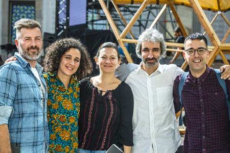 Jordi Armadans, Blanca Garcés i Nour Salameh i Riccardo Gatti