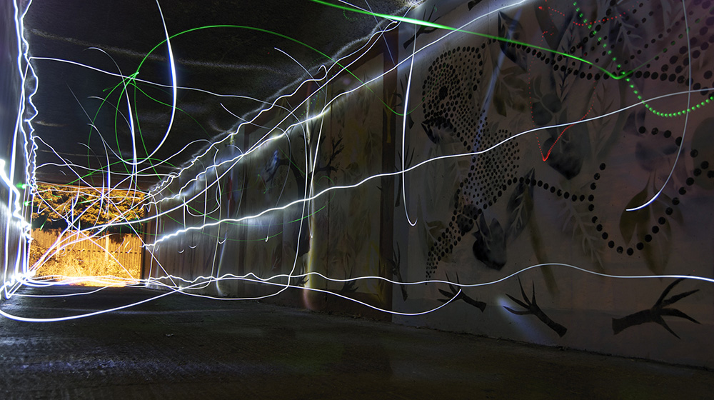 Flashlight Fight - Light Graffiti by artwork_rebel CC BY
