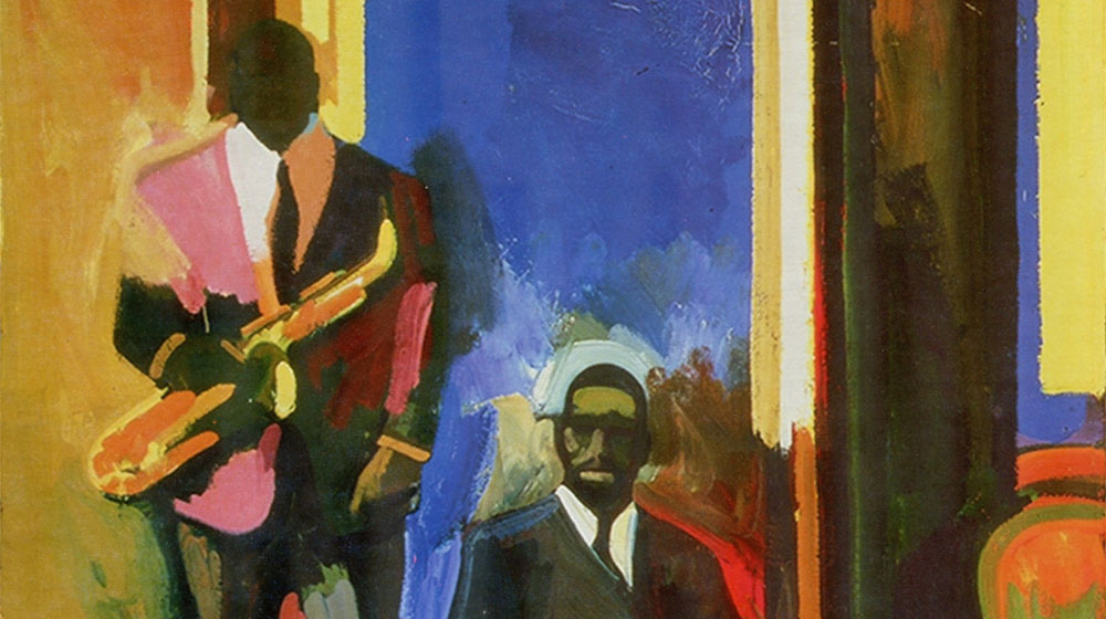 James Weeks. Two Musicians, 1960. © San Francisco Museum of Modern. Art Thomas W. Weisel Fund purchase