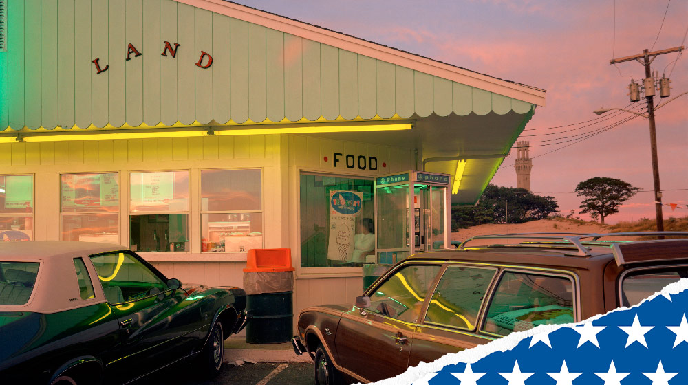 Joel Meyerowitz. Land, Provincetown, 1976. Col. Pancho Saula and Michelle Ferrara. Galeria Alta, Andorra