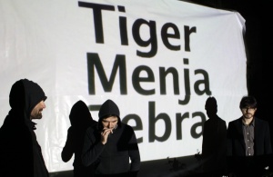 Tiger Menja Zebra en el Emergència!2013