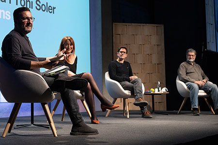 Míriam Cano, Toni Pou, Joan Fontcuberta, and Toni Soler