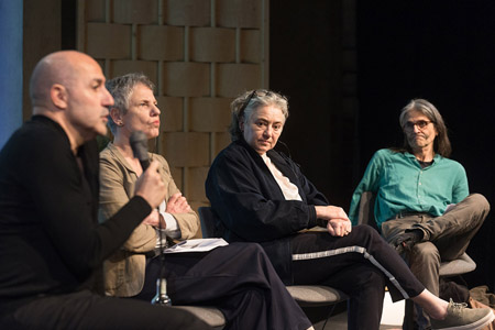 Angela Melitopoulos, Perejaume, Sandra Alvarez de Toledo and Carles Guerra