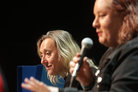 Virginie Despentes, Alana S. Portero and Berta Gómez Santo Tomás