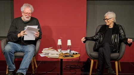Denise Desautels and Antoni Clapés