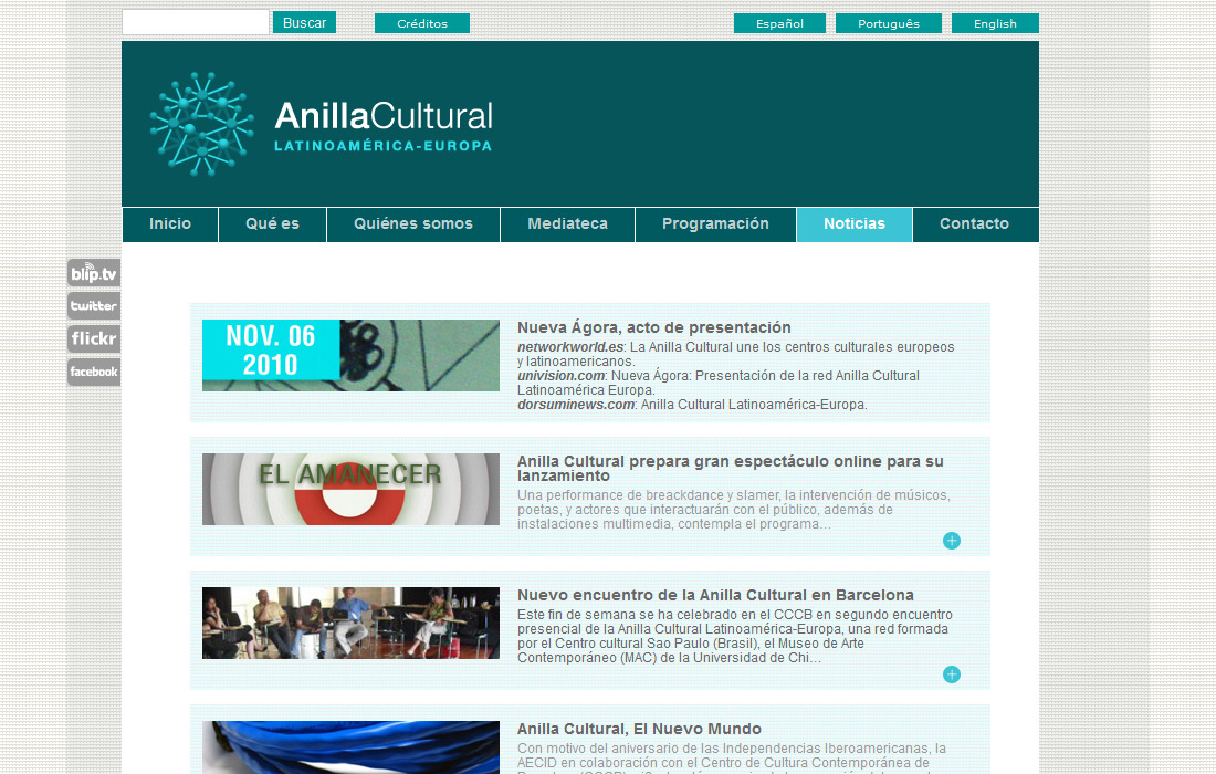 Anilla Cultural Latinoamérica-Europa