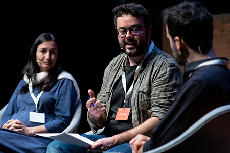 Víctor Sala, Joan Burdeus and Sonia Fernández-Vidal