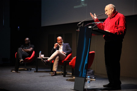 Tahar Ben Jelloun and Lilian Thuram