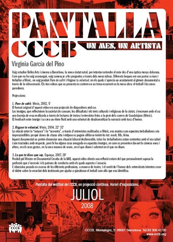 This month, Virgínia García del Pino